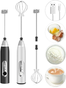 Batedor Mixer Compact Elétrico para Bebidas Leite Café Portátil