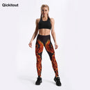 Calça Legging Fitness Estampada - Qickitout