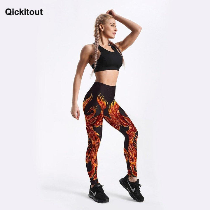 Calça Legging Fitness Estampada - Qickitout