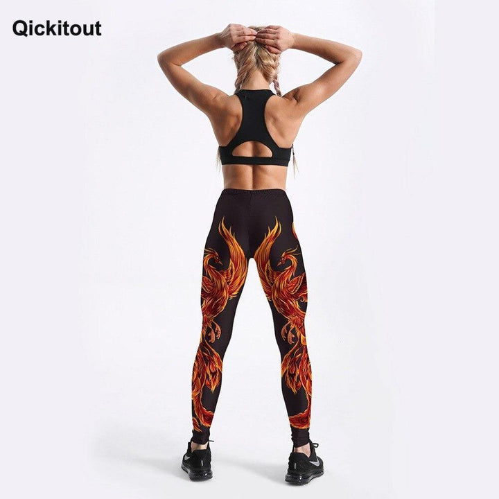 Calça Legging Fitness Estampada - Qickitout