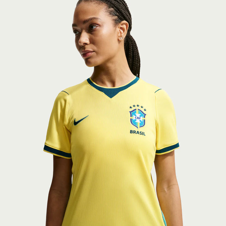Camisa Seleção Brasileira 2026 Torcedora Feminina - Amarela