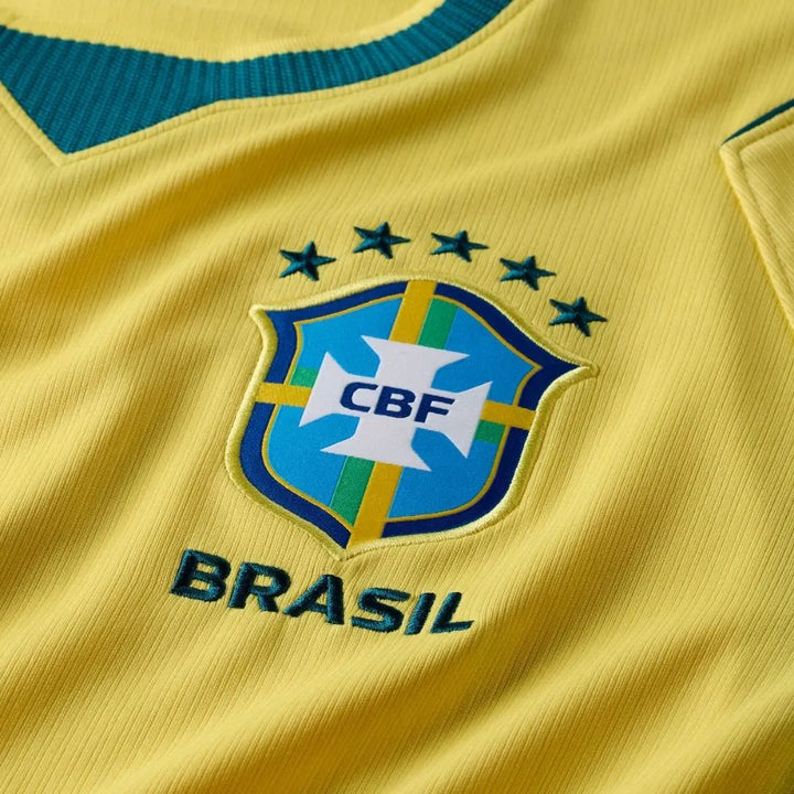 Camisa Brasil Copa do Mundo 2026 I Torcedor Amarela Masculina