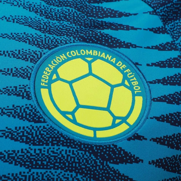 Camisa Colômbia Copa do Mundo 2026 II Torcedor Azul Masculina