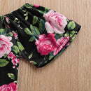 Conjunto Ciganinha Floral  - Tamanhos de 9 meses a 4 anos
