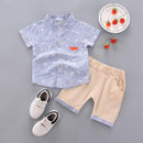 Conjunto Boy Flower - Tamanhos 6 meses a 4 anos