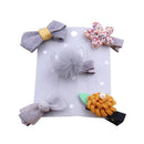 Conjunto 5 peças Prendedor Pom Pom