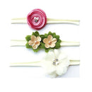 Conjunto 3 Faixas Flores