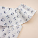 Conjunto Macacão com Cropped Ciganinha e Faixa - Tamanhos de 1 a 6 anos