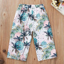 Conjunto Cropped e Calça Pantacourt - Tamanhos de 1 a 5 anos