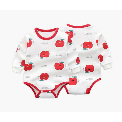 Body Maça Baby - Tamanhos de 0 a 4 anos