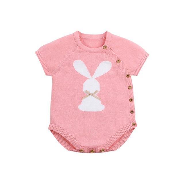 Body Coelho Cute - Tamanhos de 0 a 24 meses