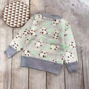 Cardigan Panda Unissex - Tamanhos de 1 a 3 anos