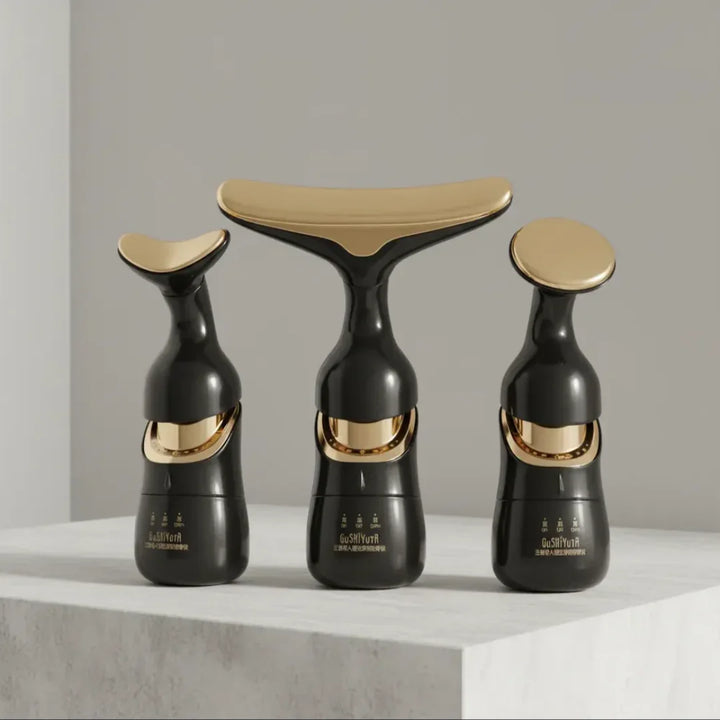 Massageador Facial LIPOFACE  3 em 1 (Rosto, Pescoço e Colo)