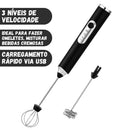 Batedor Mixer Compact Elétrico para Bebidas Leite Café Portátil